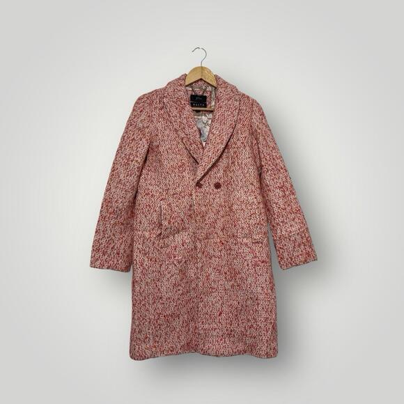 J. Crew Jackets & Blazers - J.Crew Stadium Cloth Nello Gori Wool Blend Coat Beige Size 12  Outdoor Women’s